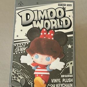 Popmart Disney Dimoo World Vinyl Plush Keychain